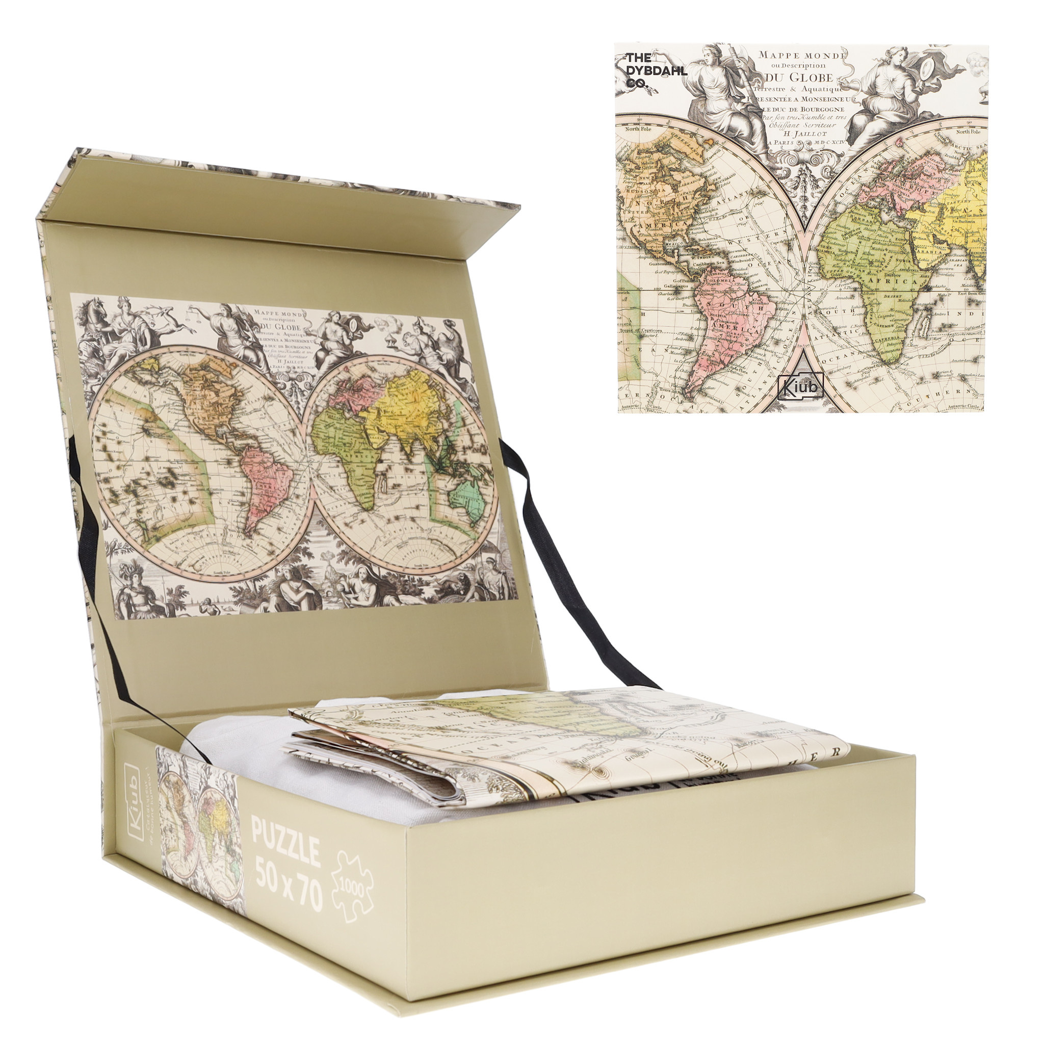 KIUB Puzzle 1000 Pcs + Pochon The Dybdahl H Atlas