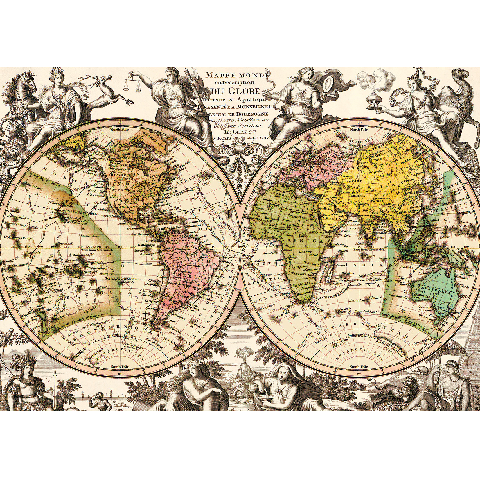 KIUB Puzzle 1000 Pcs + Pochon The Dybdahl H Atlas