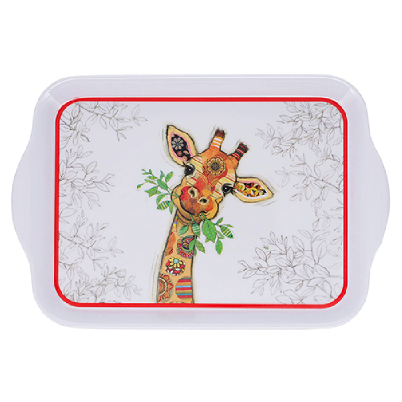 KIUB Plateau Melamine Pm Kook Girafe 21x14cm