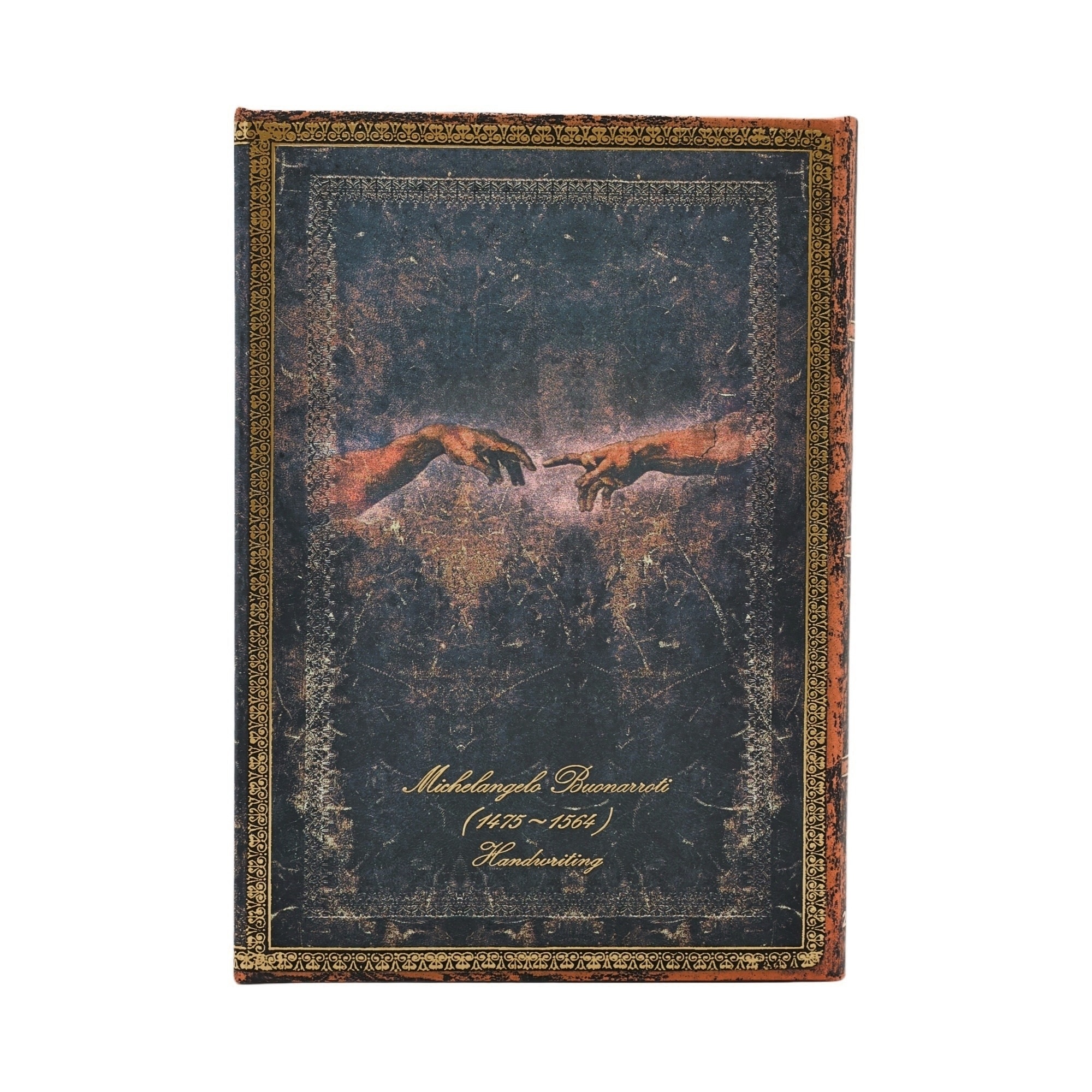 PAPERBLANKS Agenda Semainier Vertical - 2026 12-Mois Michelangelo Handwriting Midi