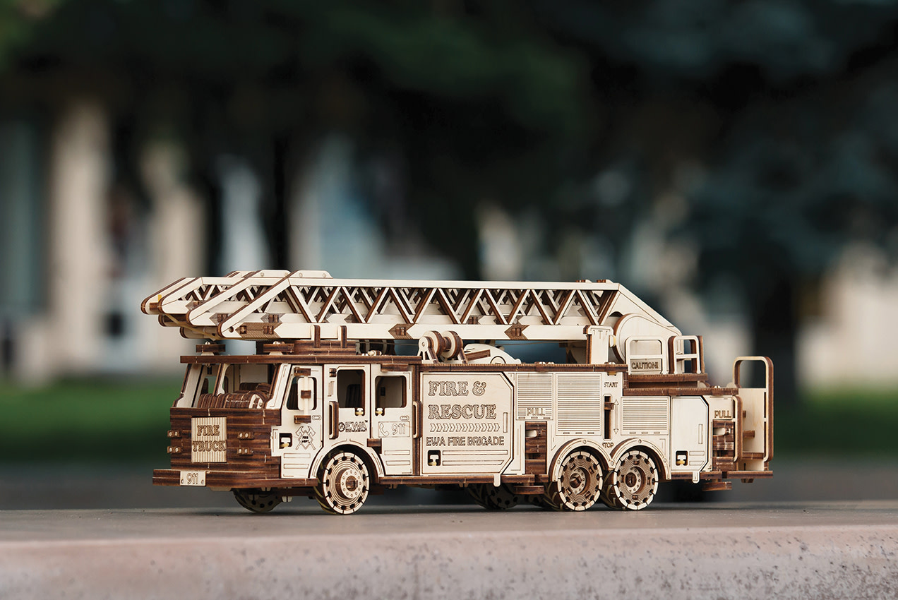 GRAINE CREATIVE Maquette 3D Camion De Pompier