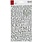 ARTEMIO Alphabet Autocollant Paillettes 300 pièces Argent