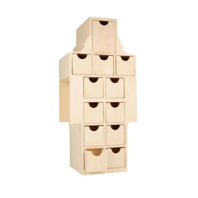 ARTEMIO Calendrier De L'Avent Casse Noisette 17x37, 5x12 cm