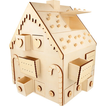 ARTEMIO Calendrier Avent Maison Pain D'Épices 26,5X23,5X33Cm