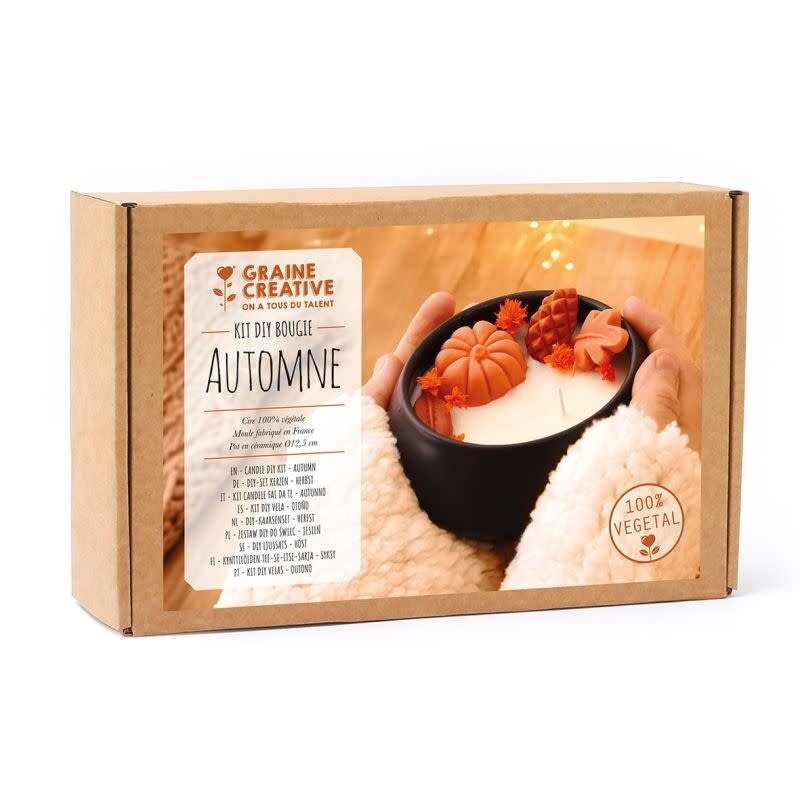 GRAINE CREATIVE Kit Diy Bougie Automne