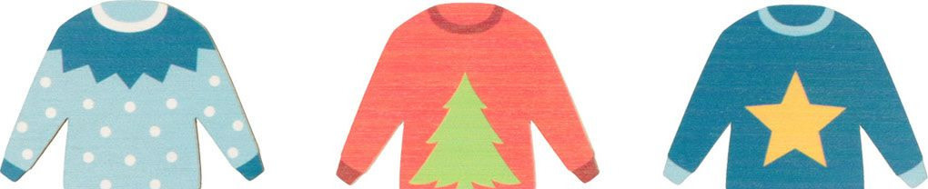 ARTEMIO Silhouette Bois Colorées Pull 10 cm