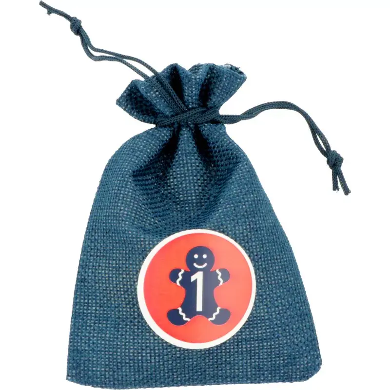 ARTEMIO Calendrier de l'Avent Sachets En Jute 10 x 15 cm