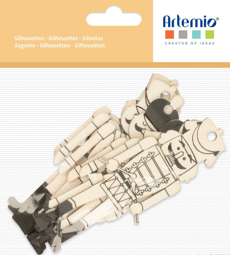 ARTEMIO Set 6 Sil.Bois Casse-Noisette §
