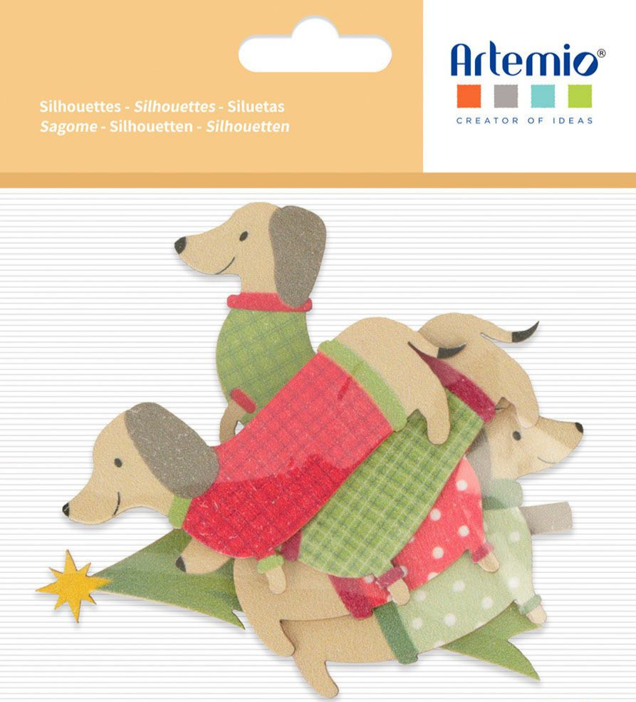 ARTEMIO Sil. Bois Colorees Woofy Christmas §