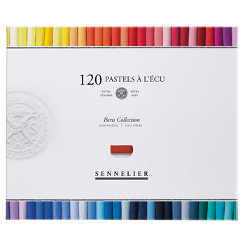 SENNELIER Etui carton Pastel Ecu Paris collection 120 Demi pastels