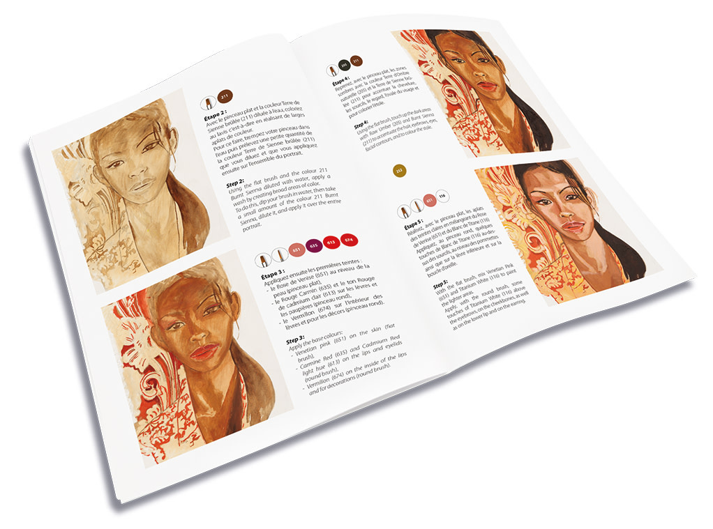 SENNELIER Set découverte Abstract Collaboration Titouan Lamazou portrait Dayu