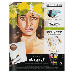 SENNELIER Set découverte Abstract Collaboration Titouan Lamazou portrait Gwendoline
