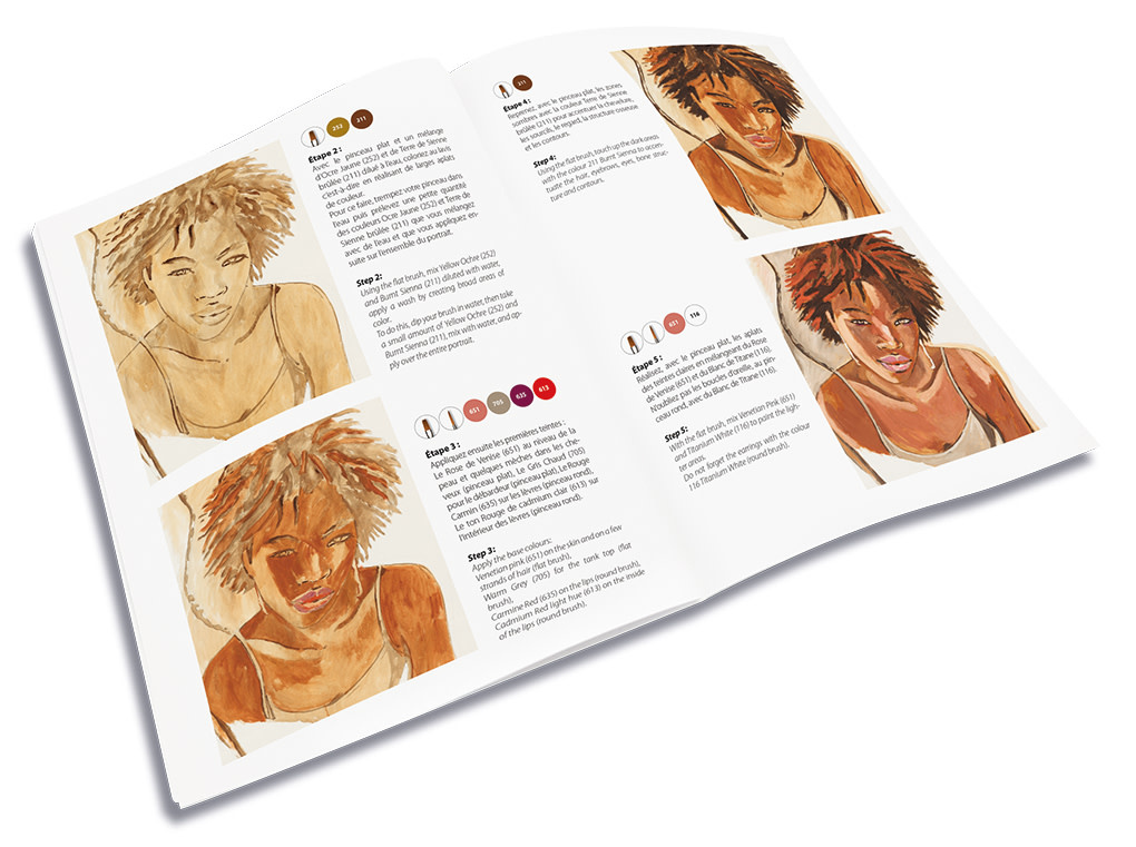 SENNELIER Set découverte Abstract Collaboration Titouan Lamazou portrait Blessing