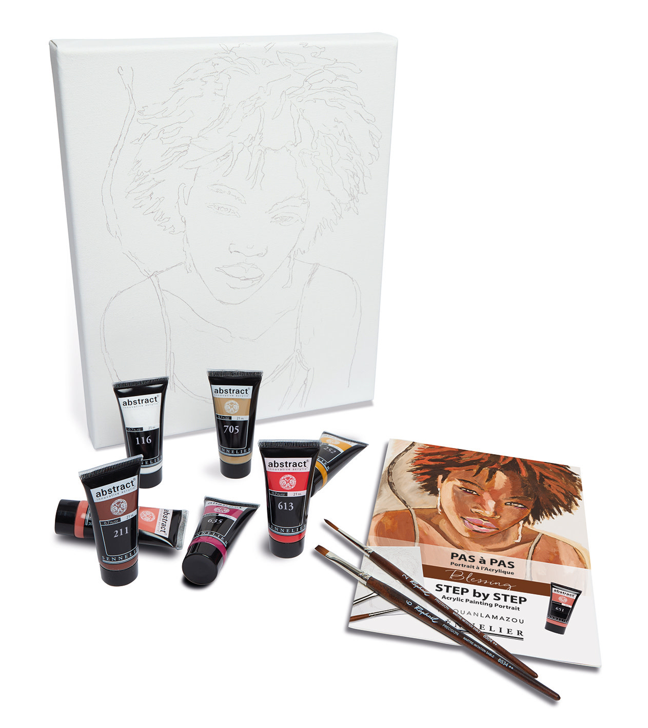 SENNELIER Set découverte Abstract Collaboration Titouan Lamazou portrait Blessing