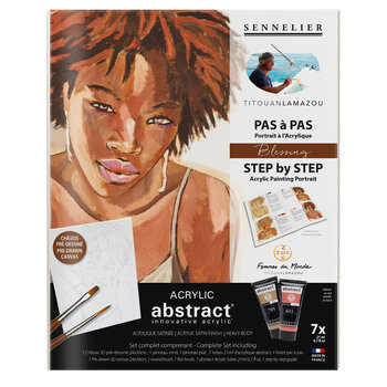 SENNELIER Set découverte Abstract Collaboration Titouan Lamazou portrait Blessing