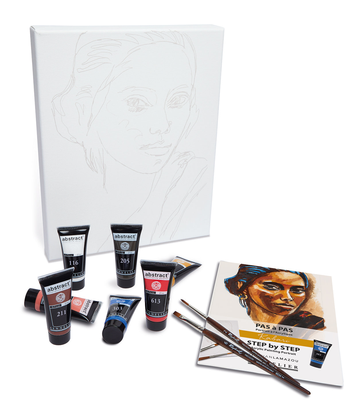 SENNELIER Set découverte Abstract Collaboration Titouan Lamazou portrait Kabari