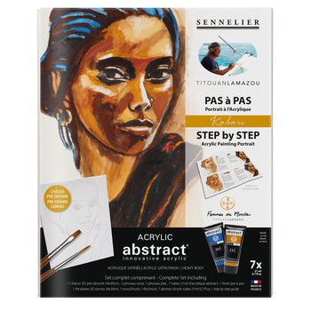 SENNELIER Set découverte Abstract Collaboration Titouan Lamazou portrait Kabari