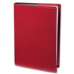 QUO VADIS Agenda Civil Président Club rep semainier 21x27cm  rouge