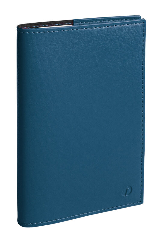 QUO VADIS Agenda Civil Ministre Prestige rep semainier 16x24cm FR Soho bleu acier
