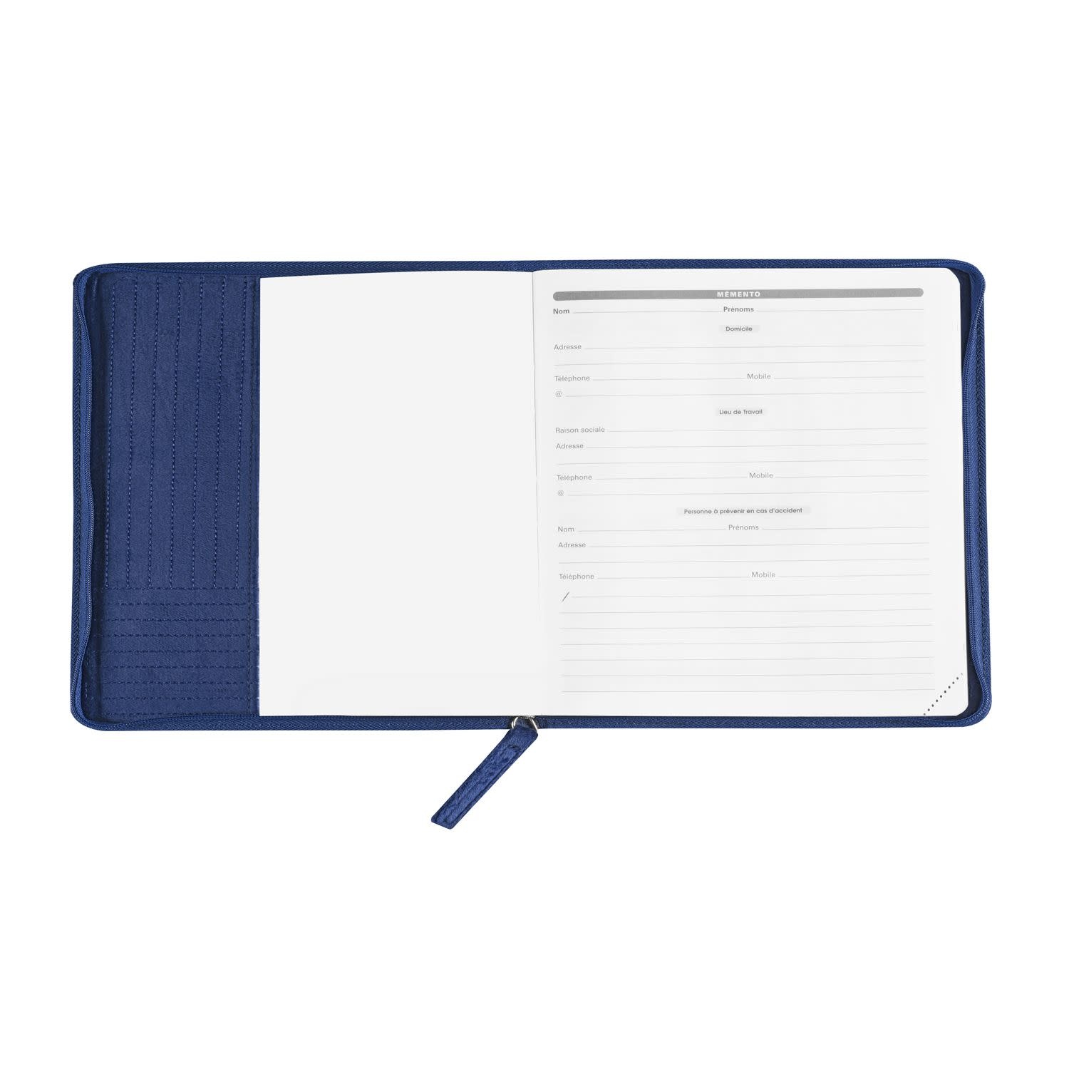 QUO VADIS Agenda Civil Executif Rep Fr Colette Bleu Nuit Zip 16x16cm