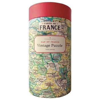 CAVALLINI PAPERS Puzzle 1000 Pièces Plan De La France. 55 X 70 Cm