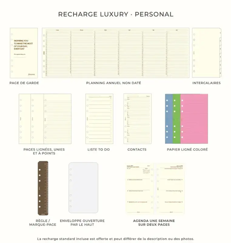 FILOFAX Organiseur Heritage Personal Black