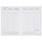 INT351 Recharge agenda semainier 9,3x13,9cm Agenda Moderne Europe