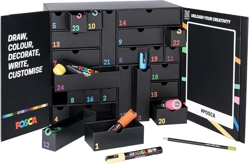 UNI-BALL Calendrier Posca 24 Produits 001