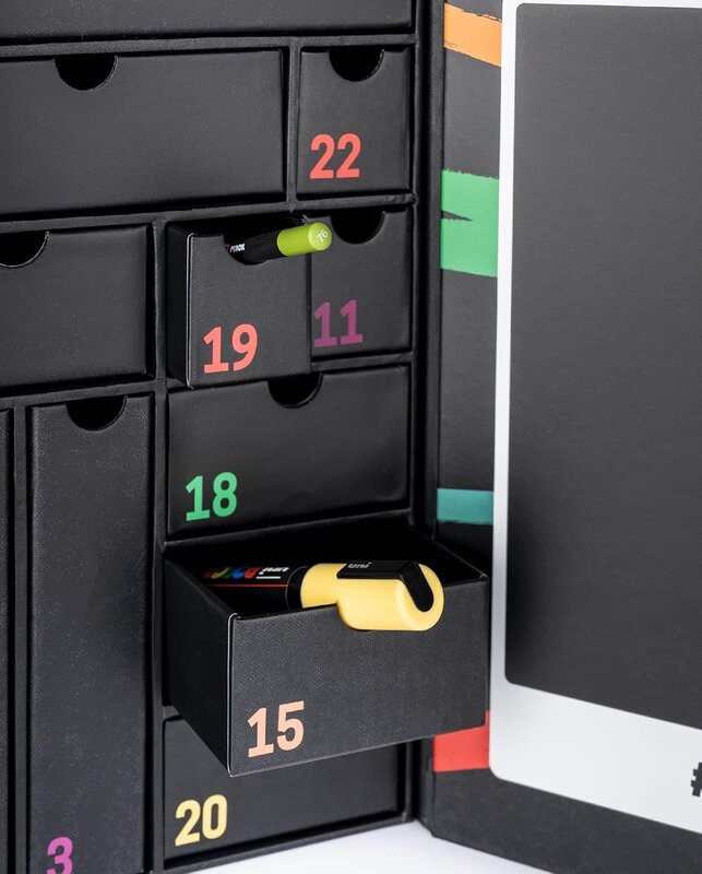 UNI-BALL Calendrier Posca 24 Produits 001