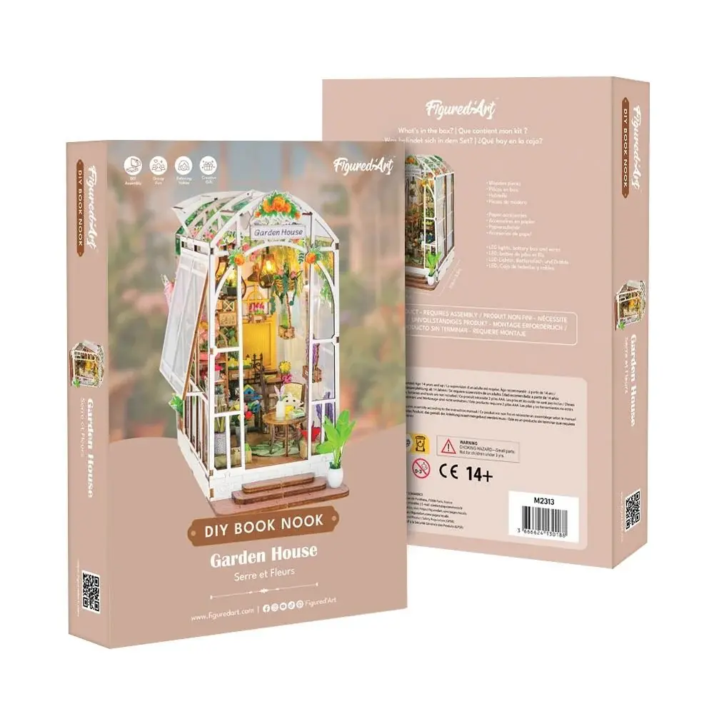 FIGURED'ART Book Nook - Serre et Fleurs