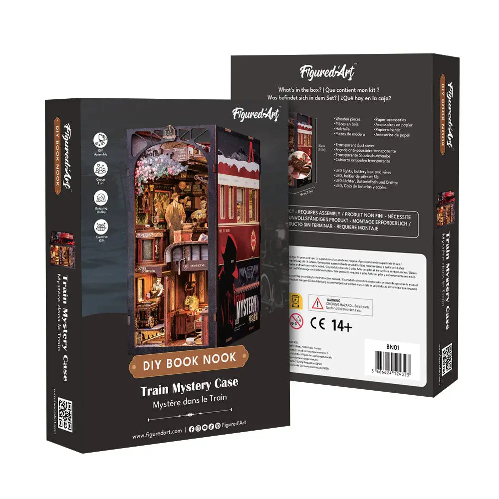 FIGURED'ART Book Nook - Mystère dans le Train (Type 4)