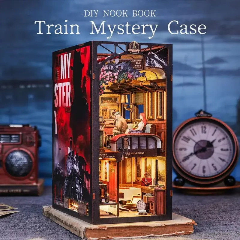 FIGURED'ART Book Nook - Mystère dans le Train (Type 4)