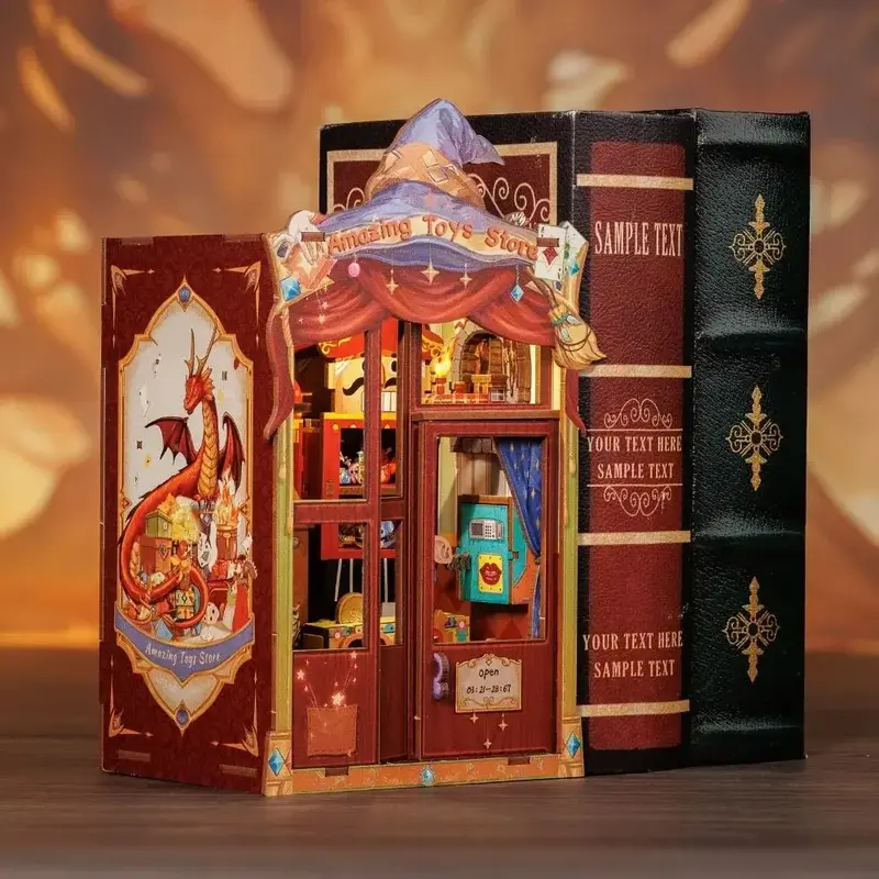 FIGURED'ART Book Nook - Le Magasin de Jouets Merveilleux