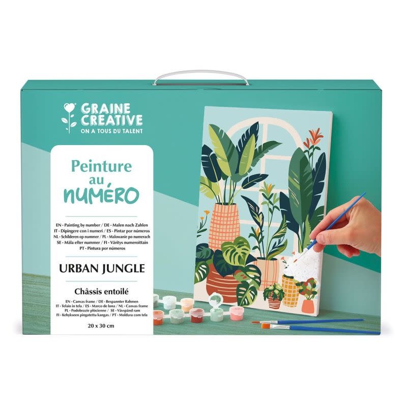 GRAINE CREATIVE Peinture Au Numero 20X30 Cm - Urban Jungle