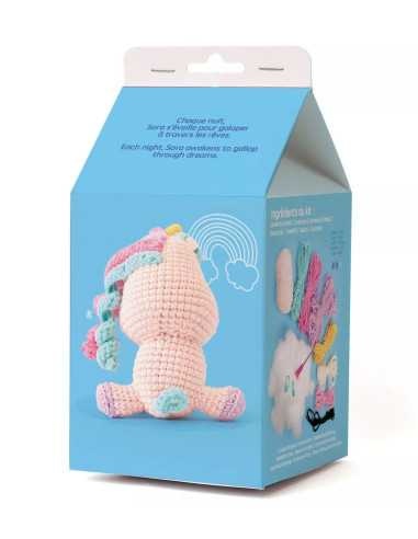 GRAINE CREATIVE Kit Minigurumi Sora la Licorne 10cm