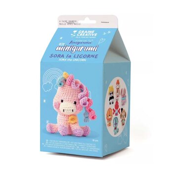 GRAINE CREATIVE Kit Minigurumi Sora la Licorne 10cm