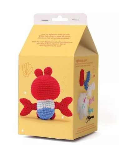 GRAINE CREATIVE Kit Minigurumi Chizu le Crabe 10cm