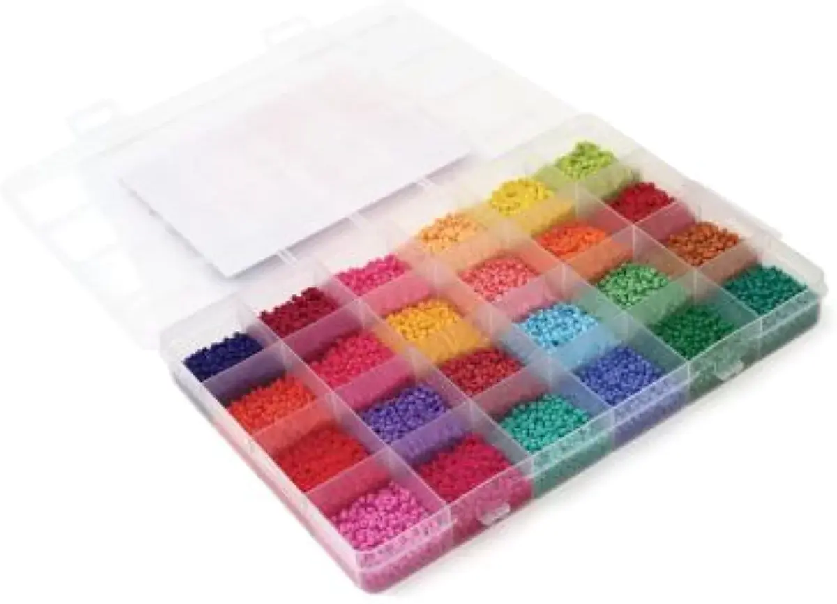 GRAINE CREATIVE Assortiment De Perles Sorbet Night Fever 24 Couleurs Diam 2Mm 7G/Coul
