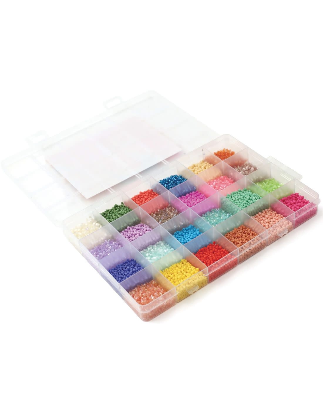 GRAINE CREATIVE Assortiment De Perles Rainbow Gelato 24 Couleurs Diam 2Mm 7G/Coul