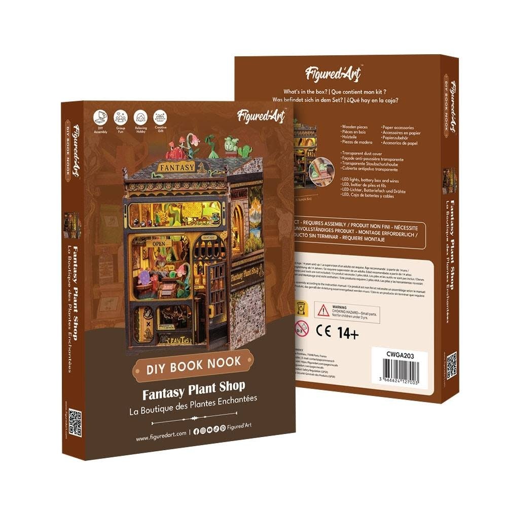 FIGURED'ART Book Nook - La Boutique des Plantes Enchantées