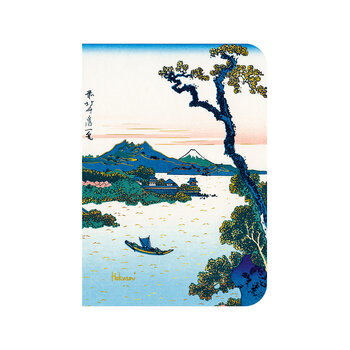EDITIONS DU DESASTRE Le Musee - Carnet A6 10x15cm 192p lignées 80g impresion simili cuir - Hokusai - Lac