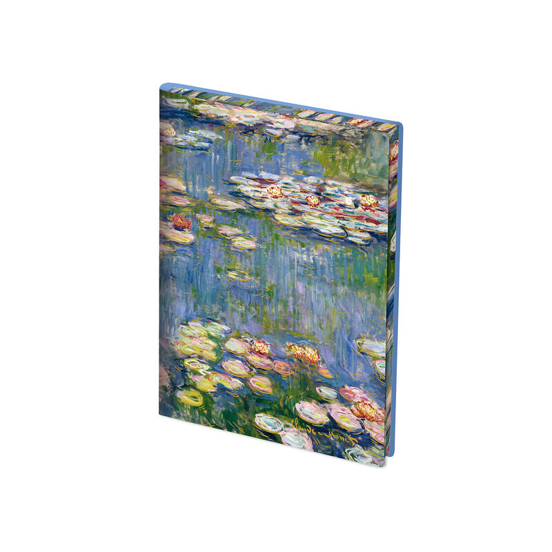 EDITIONS DU DESASTRE Le Musee - Carnet Souple A5 14x21cm 192p lignées 100g imprimé simili cuir - Monet - Nympheas