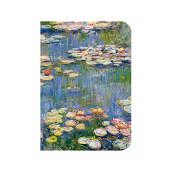 EDITIONS DU DESASTRE Le Musee - Carnet A6 10x15cm 192p lignées 80g impresion simili cuir - Monet - Nympheas