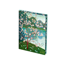 EDITIONS DU DESASTRE Le Musee - Carnet Souple  A5 14x21cm 192p lignées 100g imprimé simili cuir - List - Magnolia