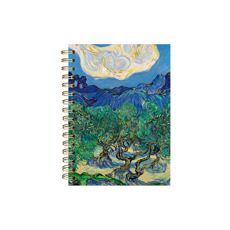 EDITIONS DU DESASTRE Le Musee - Carnet À Spirales 16x21cm 192p lignées 100g - Van Gogh - Oliviers