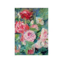 EDITIONS DU DESASTRE Le Musee - Cahier 15x21cm 48p lignées 80g - Renoir - Roses