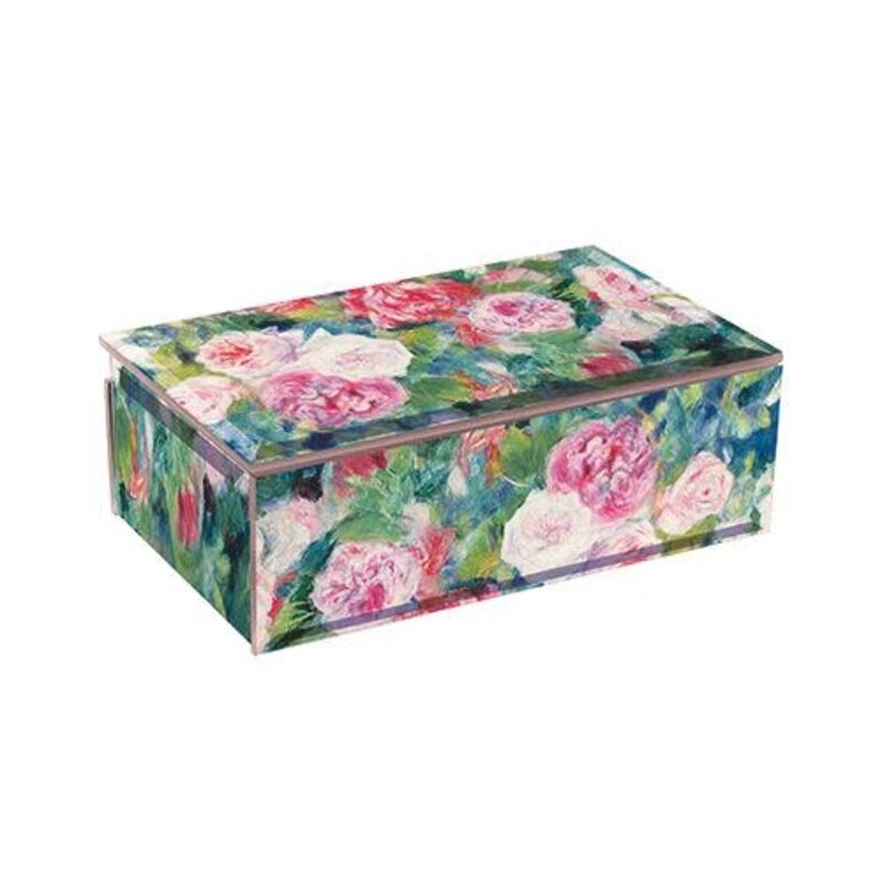 EDITIONS DU DESASTRE Le Musee - Boîte Verre  doublée velours 18x13x6cm -  Renoir - Roses