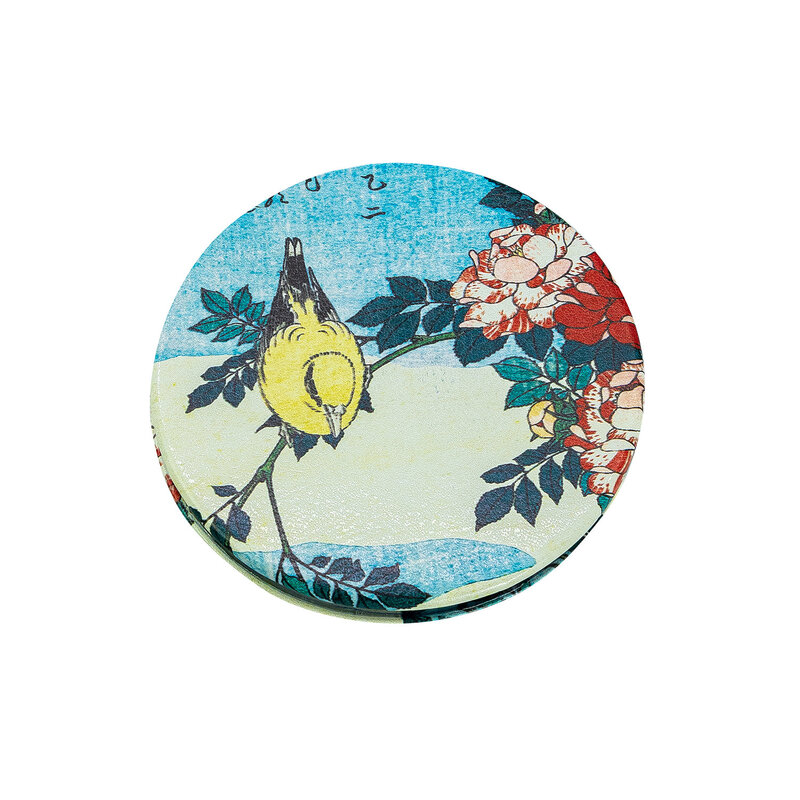 EDITIONS DU DESASTRE Le Musee - Miroir ∅ 8cm - Hokusai - Rossignol