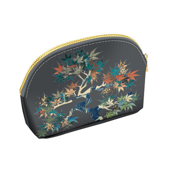 EDITIONS DU DESASTRE Pepakura- Trousse Demi Lune simili cuir 19x17x9cm  - Erable