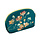 EDITIONS DU DESASTRE Pepakura- Trousse Demi Lune simili cuir 19x17x9cm - Magnolia